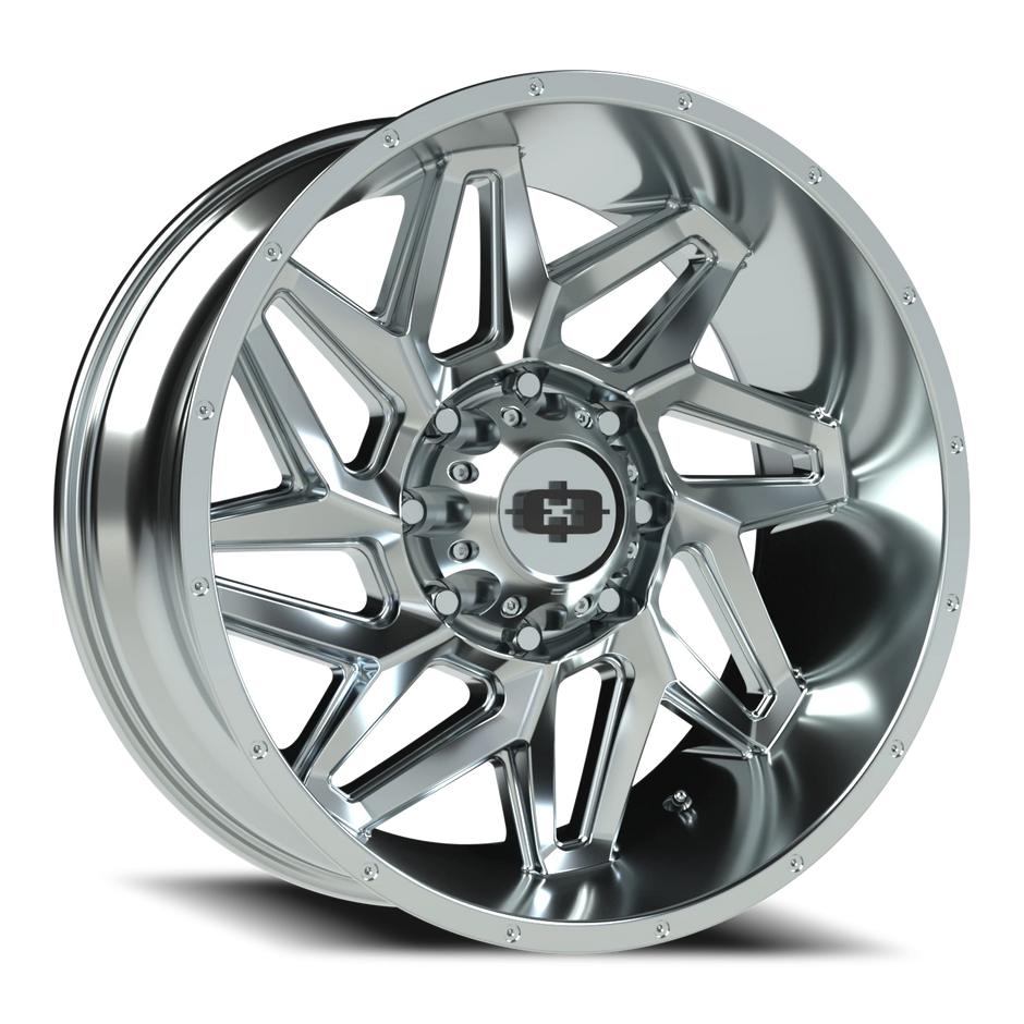 Vision Spyder 20x10 8x165.1 -25mm Chrome : 361-20081C-25