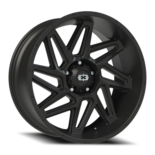 Vision Spyder 20x10 5x139.7 -25mm Satin Black : 361-20085SB-25