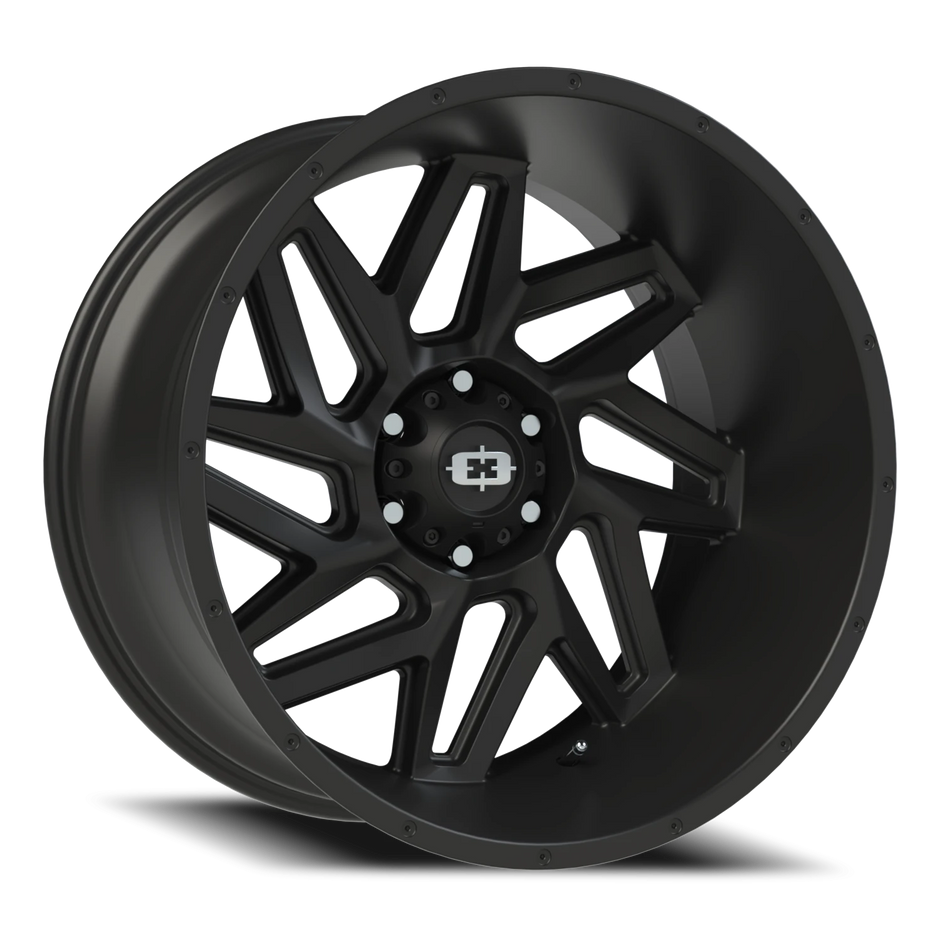 Vision Spyder 22x14 6x139.7 -76mm Satin Black : 361-22483SB-76