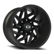 Vision Spyder 22x14 8x165.1 -76mm Satin Black : 361-22481SB-76