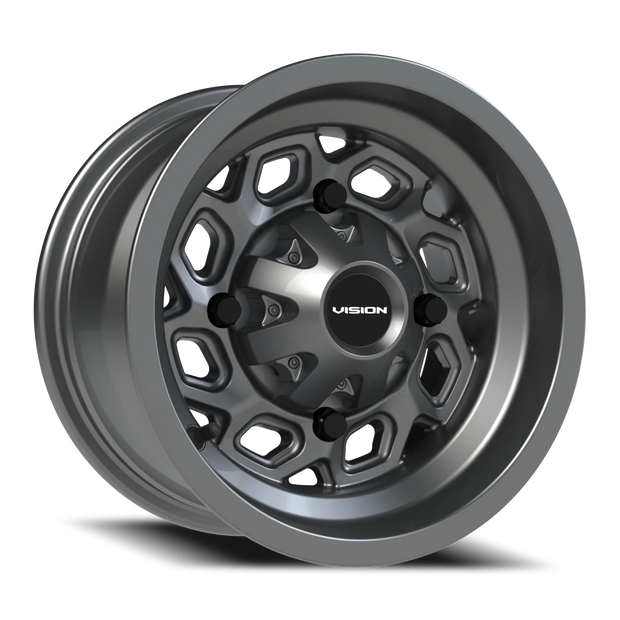 Vision Spyder 14x7 4x156 2.5mm Gunmetal : 361-147156GM4