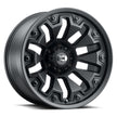Vision Armor 18x9 5x139.7 12mm Satin Black with Black Bolt Inserts : 362-8985SBB12