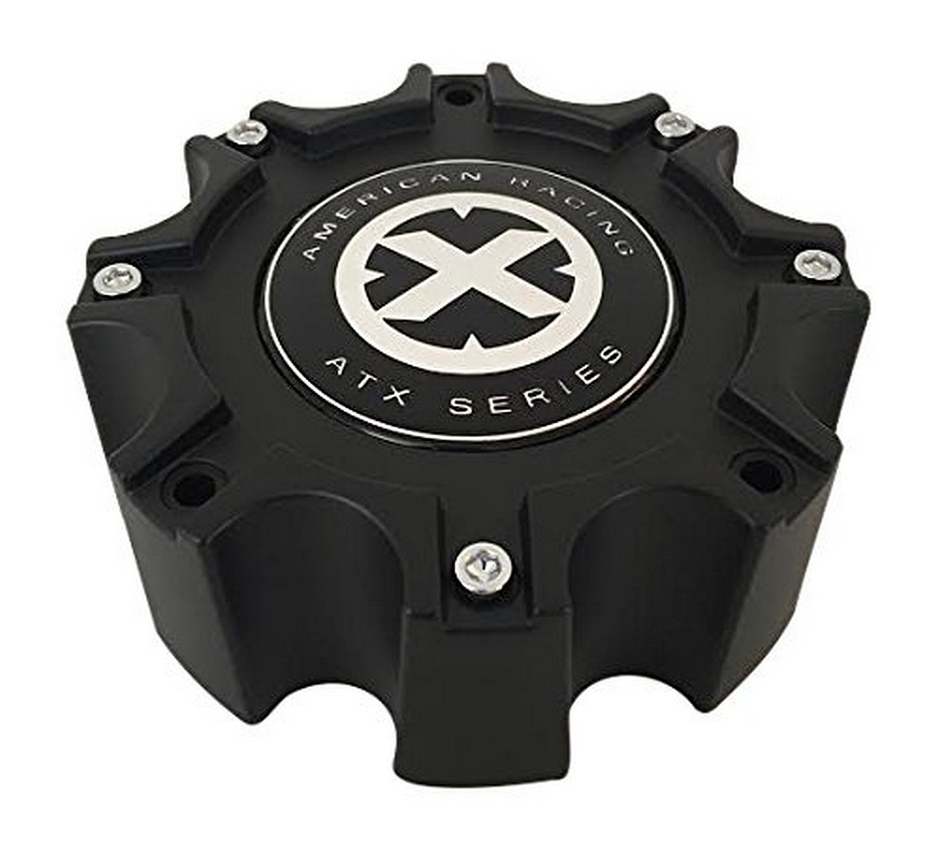 ATX CAP MATTE BLACK 8 LUG - 377B1708HYB001