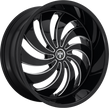 DUB COJONES CAP-GLOSS BLK MIL - 38360-15NBL