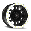 Vision Manx 18x9 5x139.7 0mm Gloss Black Machined Lip : 398-8985GBML0