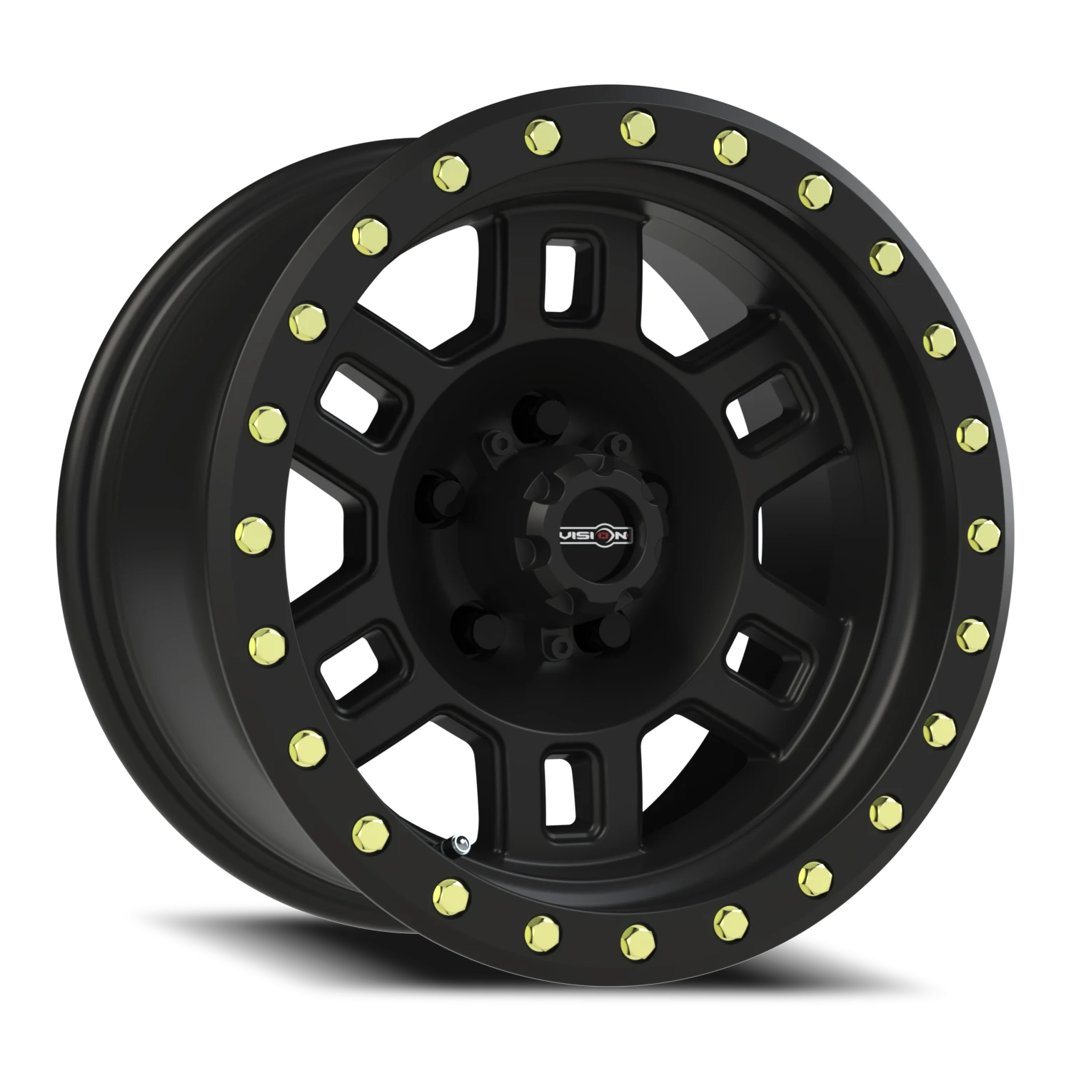 Vision Manx 16x8 5x127 0mm Matte Black : 398-6873MB0