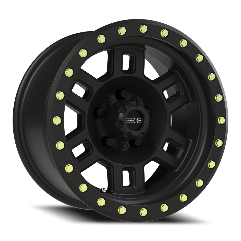 Vision Manx 16x8 5x127 0mm Matte Black : 398-6873MB0