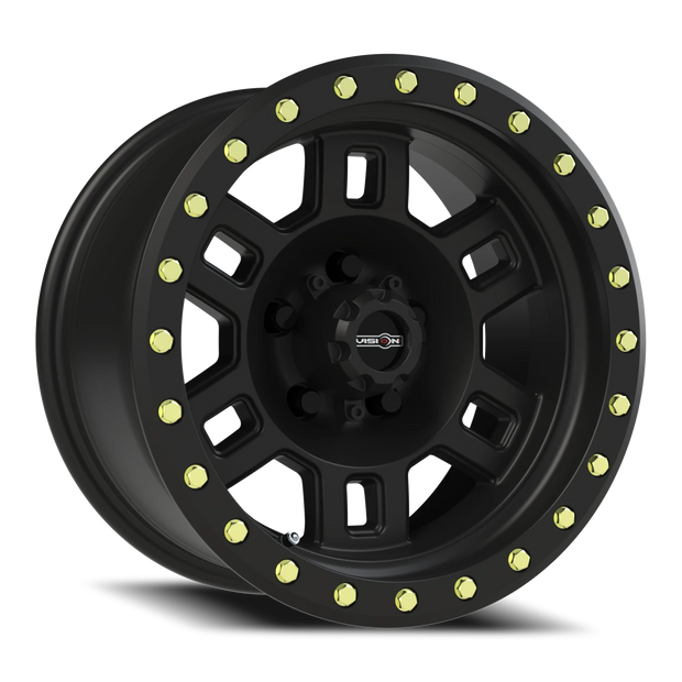 Vision Manx 16x8 5x127 0mm Matte Black : 398-6873MB0