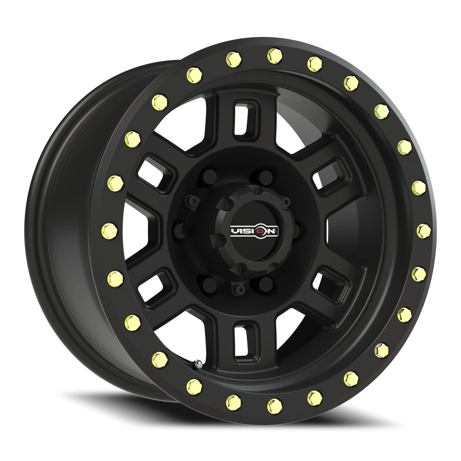 Vision Manx 18x9 6x135 18mm Matte Black : 398-8936MB18