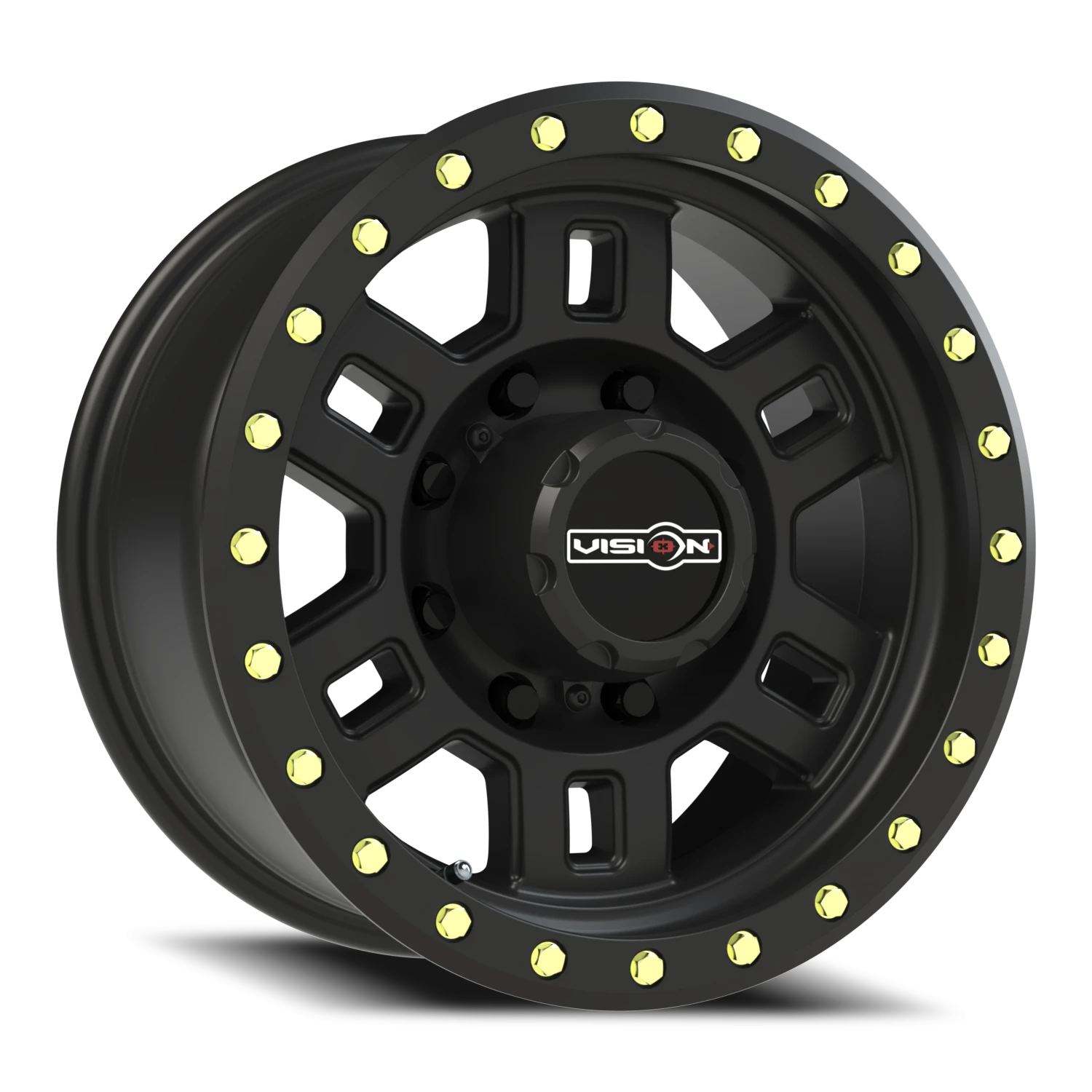 Vision Manx 17x8.5 8x165.1 0mm Matte Black : 398-7881MB0