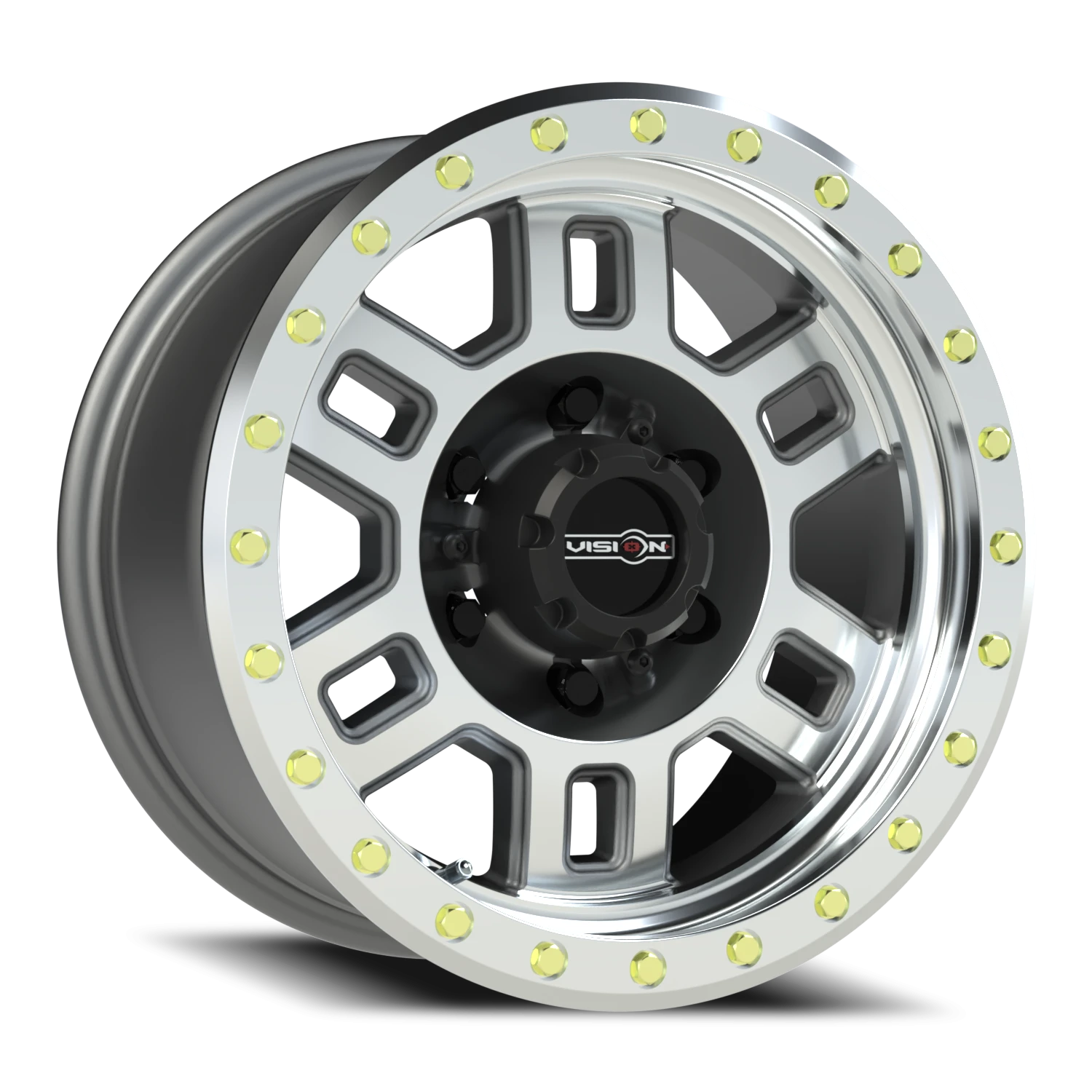 Vision Manx 16x8 6x139.7 0mm Machined : 398-6883ACMF0