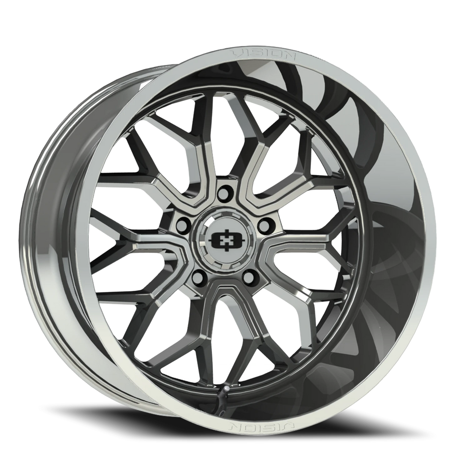 Vision Riot 20x9 5x127 10mm Chrome : 402-2973C10