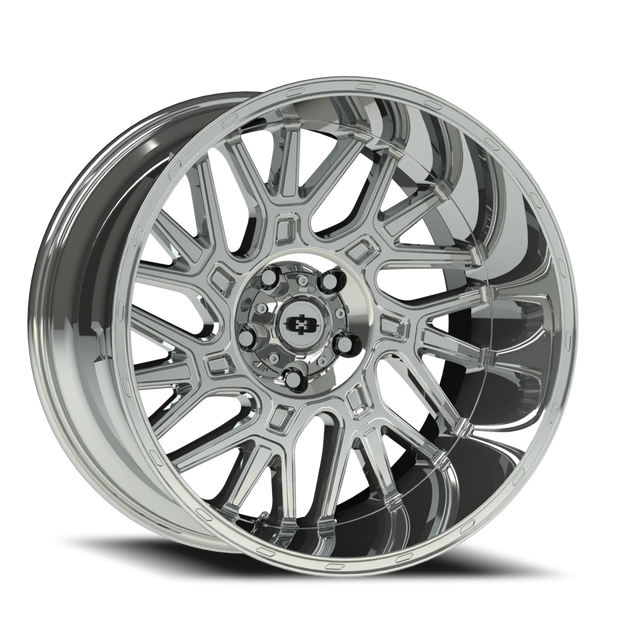 Vision Brawl 20x10 5x127 -25mm Chrome : 404-20073C-25