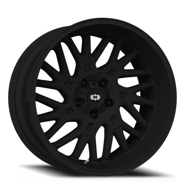 Vision Brawl 20x10 5x127 -25mm Satin Black : 404-20073SB-25