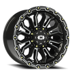 Vision Korupt 17x9 8x170 -12mm Gloss Black Milled Spoke : 405-7970GBMS-12