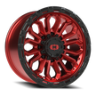 Vision Korupt 17x9 8x170 12mm Gloss Red w/Gloss Black Lip : 405-7970GRGBL12
