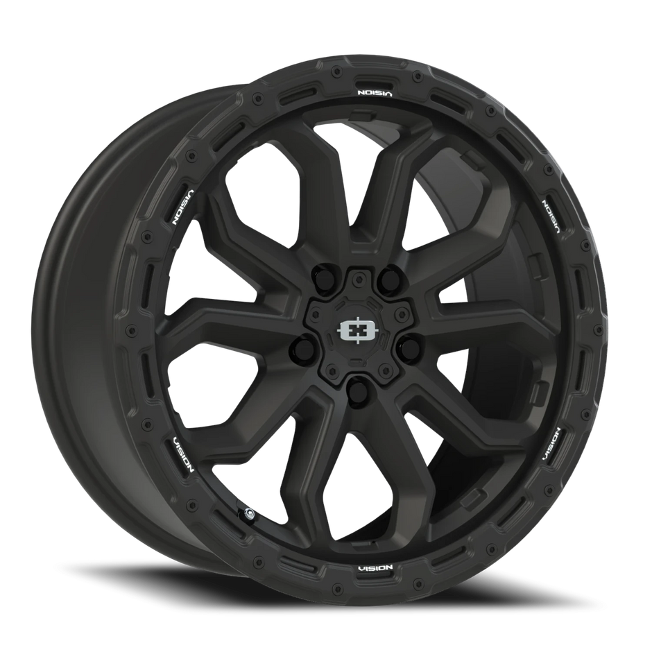 Vision Korupt 16x8 5x114.3 0mm Satin Black : 405-6865SB0