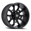 Vision Bomb 20x9 5x127 10mm Satin Black : 415-2973SB10