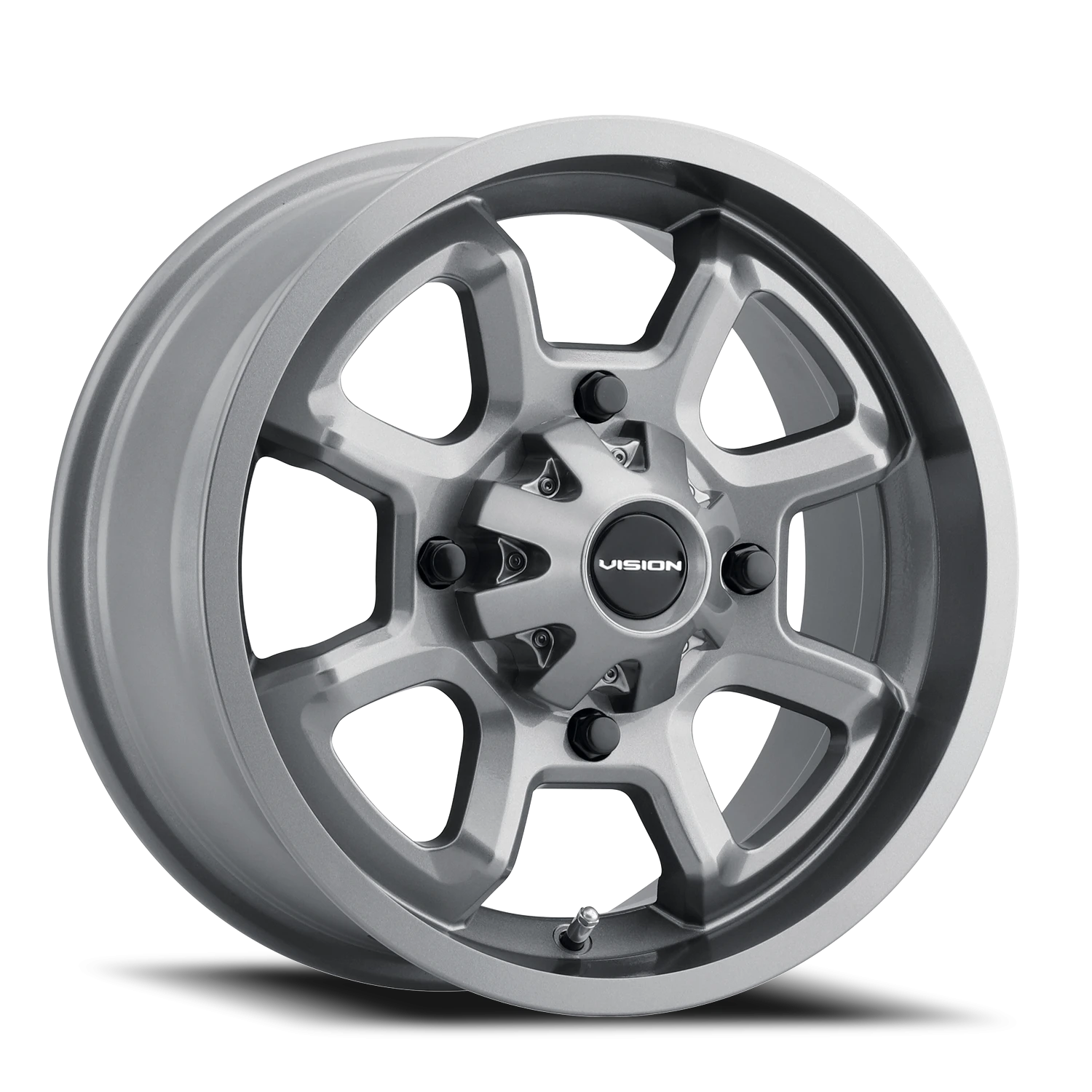 Vision Bomb 12x7 4x156 2.5mm Gunmetal : 415-127156GM4