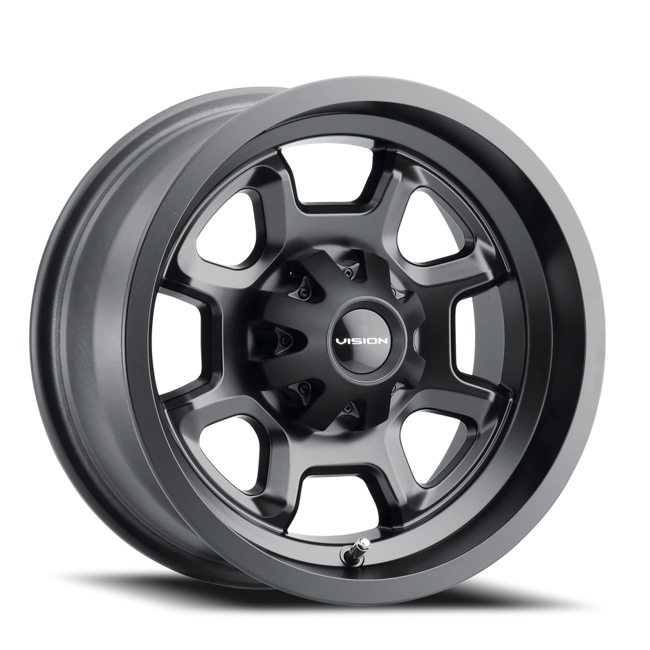 Vision Bomb 15x7 4x110 38.1mm Matte Black : 415-157110MB5.5