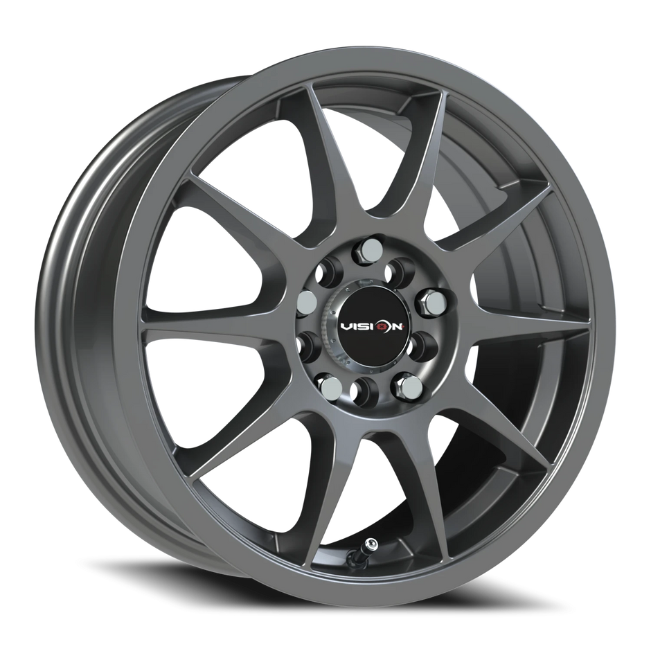 Vision Bane 15x6.5 4x100/4x114.3 38mm Gunmetal : 425-5603GM38