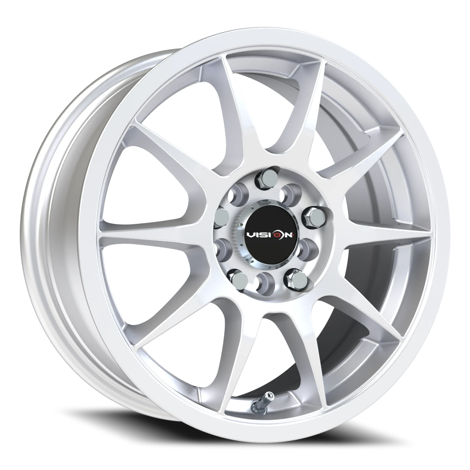 Vision Bane 16x7 4x100/4x108 42mm Hyper Silver : 425-6701HS42