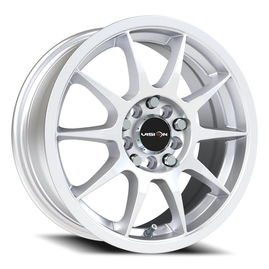 Vision Bane 16x7 4x100/4x108 42mm Hyper Silver : 425-6701HS42