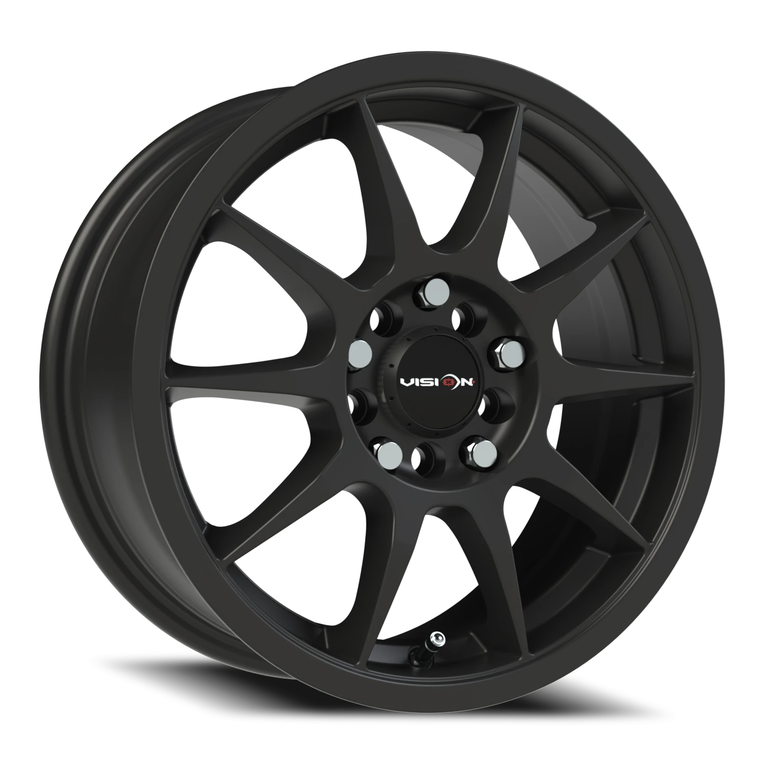 Vision Bane 16x7 4x100/4x108 42mm Matte Black : 425-6701MB42