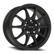Vision Bane 16x7 4x100/4x108 42mm Matte Black : 425-6701MB42