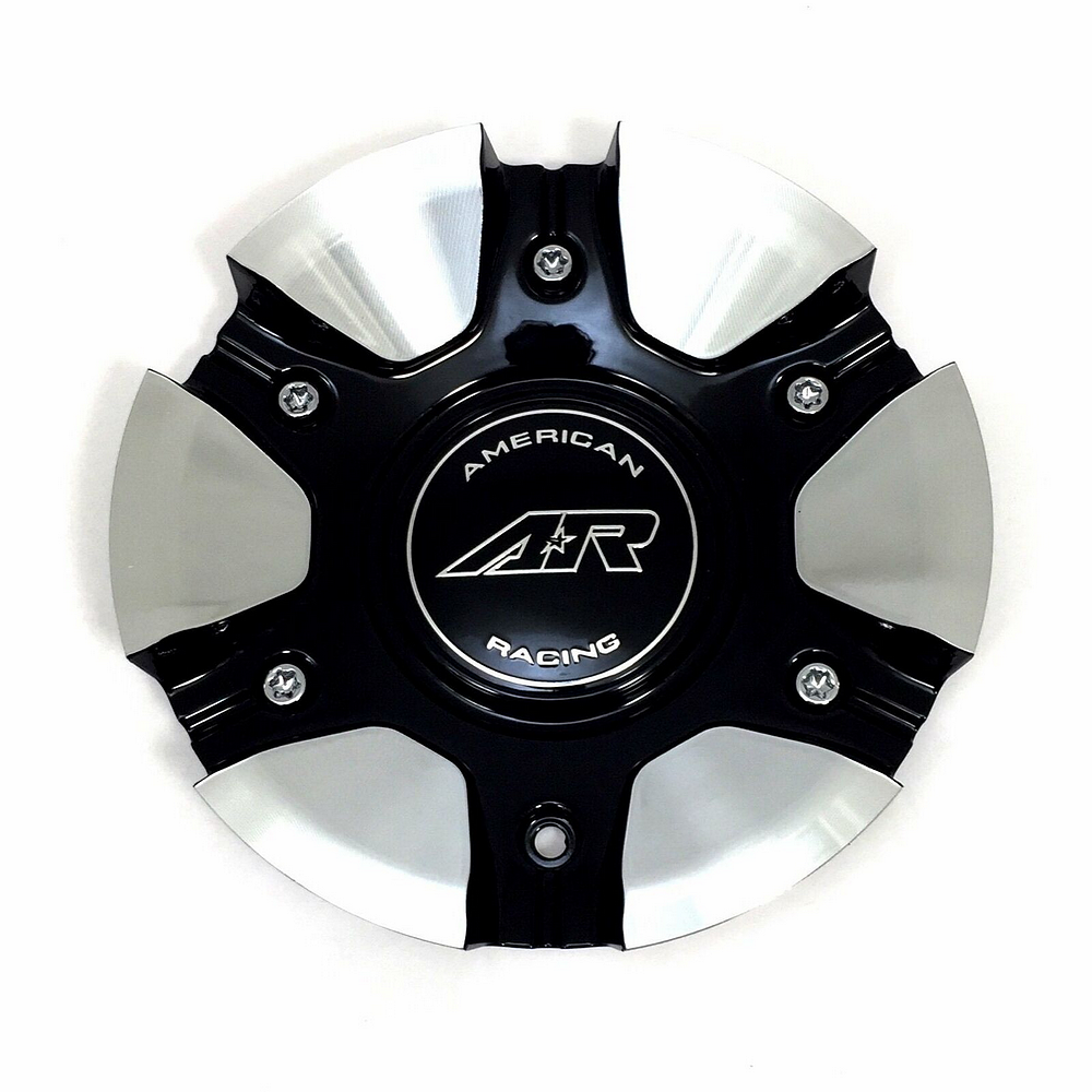 AR 894 GLOSS BLACK MACHINED METAL CAP - 449L185BAL