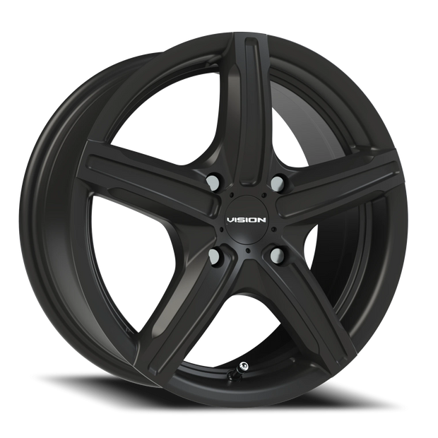 Vision Boost 15x6.5 4x100 38mm Satin Black : 469-5649SB38