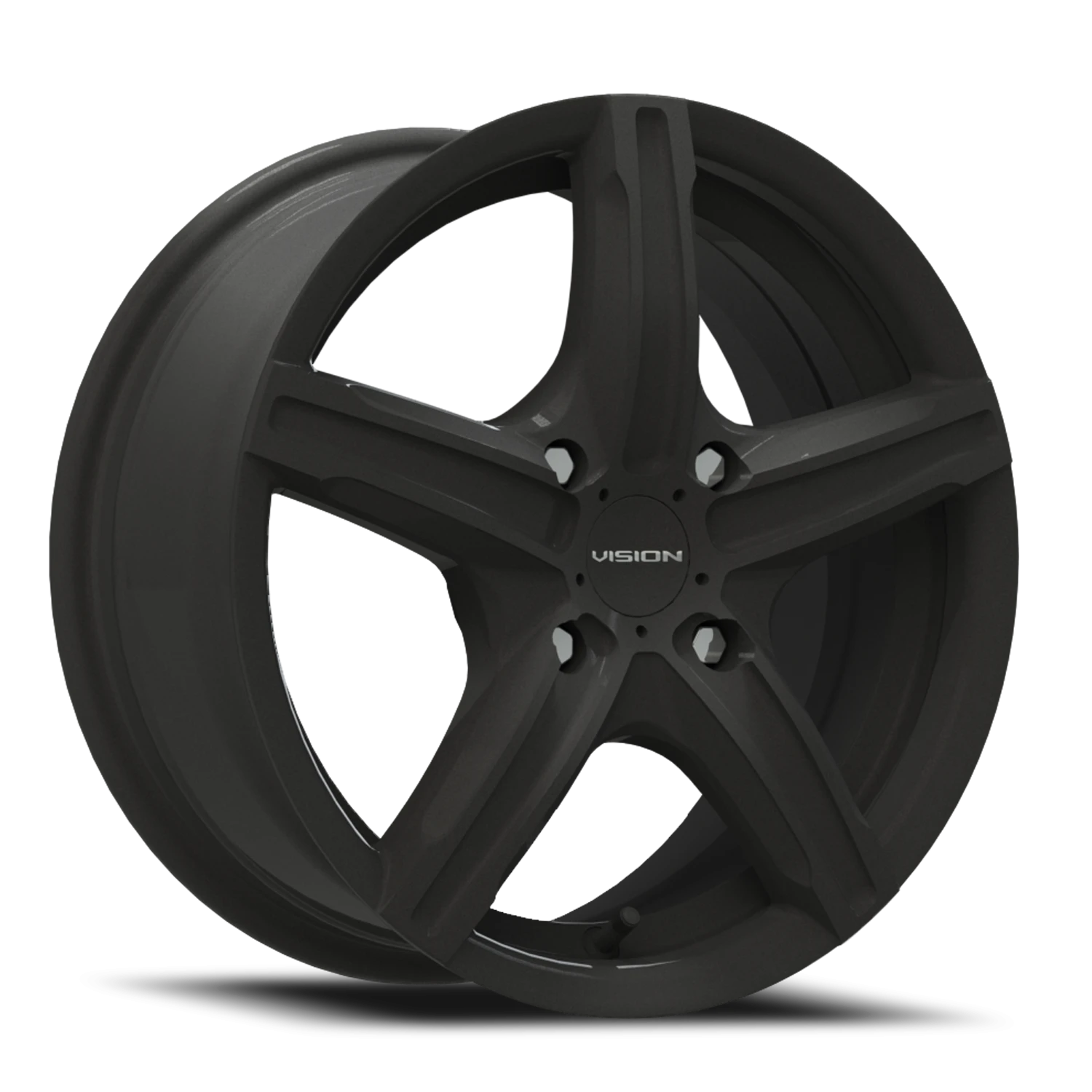 Vision Boost 15x6.5 4x100 38mm Satin Black : 469-5649SB38
