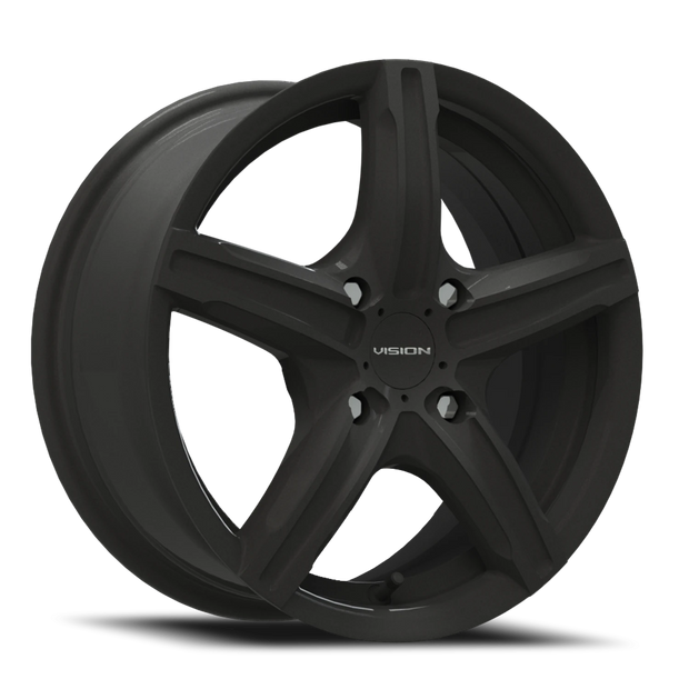 Vision Boost 15x6.5 4x100 38mm Satin Black : 469-5649SB38