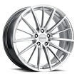 Vision Axis 20x8.5 5x114.3 35mm Hyper Silver Machined Face : 473-2865HSMF35