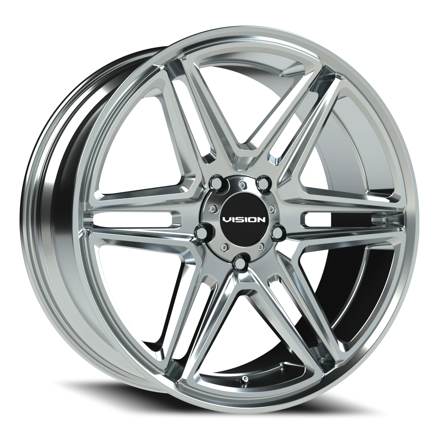 Vision Wedge 20x9 5x115 15mm Chrome : 476-2990C15