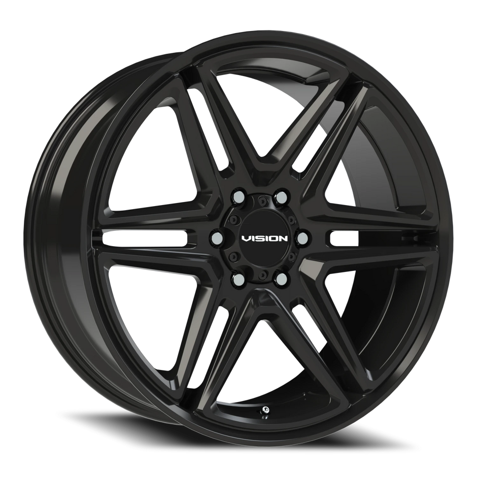 Vision Wedge 20x9 6x132 30mm Gloss Black : 476-2924GB30