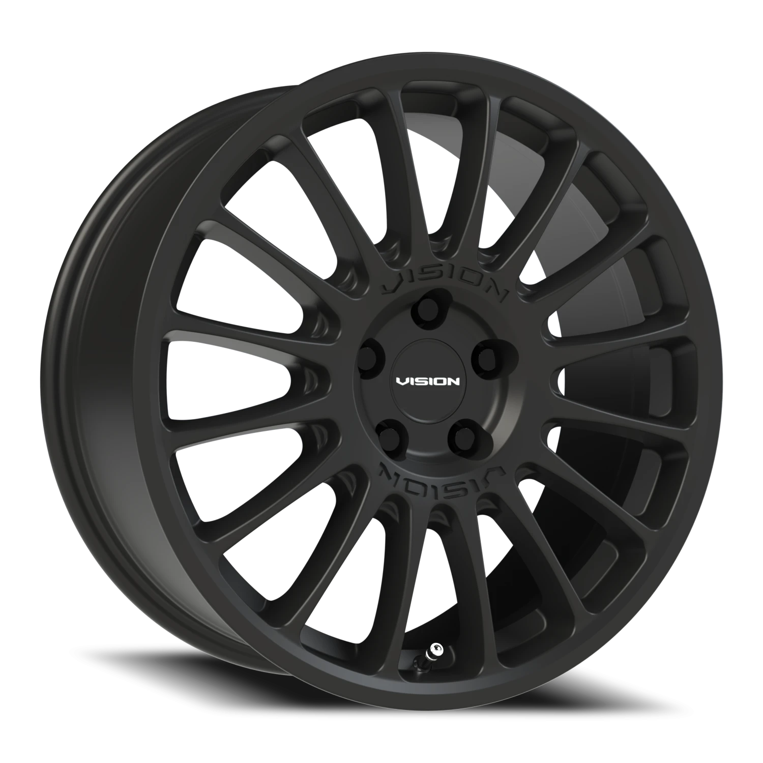 Vision Monaco 15x7 5x114.3 38mm Satin Black : 477-5765SB38