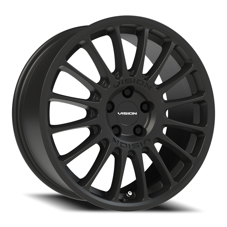 Vision Monaco 15x7 5x114.3 38mm Satin Black : 477-5765SB38