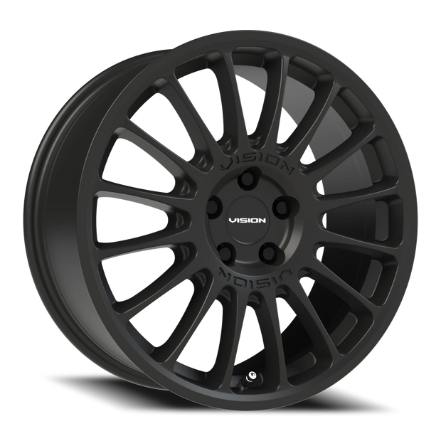 Vision Monaco 15x7 5x114.3 15mm Satin Black : 477-5765SB15