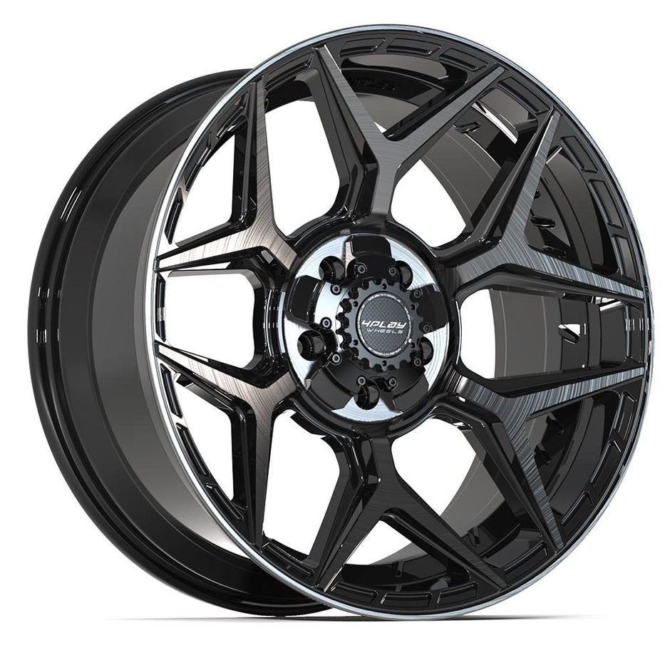 4PLAY Gen3 4P06 20x9x127 & 5x139.7 +0et in Brushed Black  - 4P06-20090-5D55-0BBT