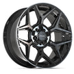 4PLAY Gen3 4P06 20x9x127 & 5x139.7 +0et in Brushed Black  - 4P06-20090-5D55-0BBT