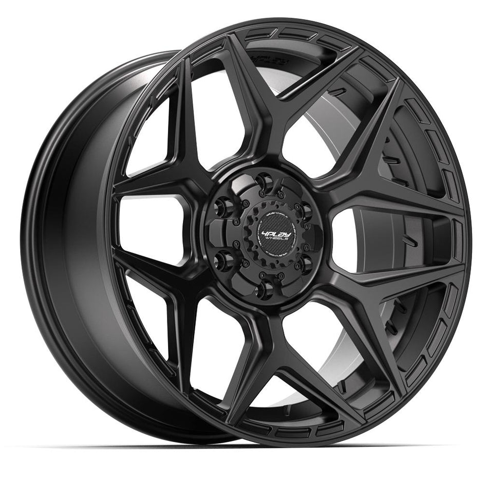 4PLAY Gen3 4P06 20x9 6x5.5 & 6x135mm 0et in Satin Black - 4P06-20090-6D55-0B1
