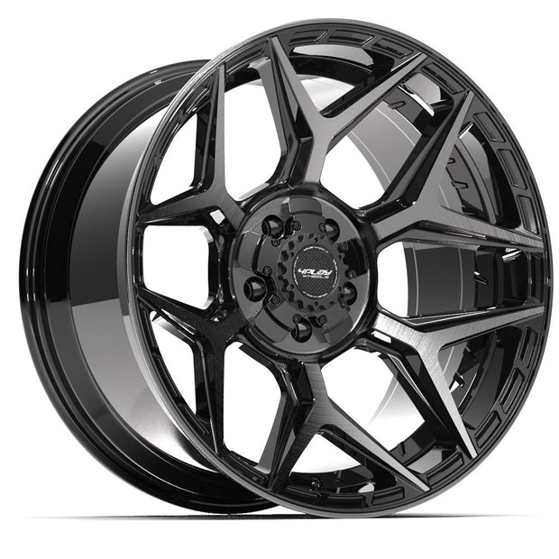 4PLAY Gen3 4P06 20x10x127 & 5x139.7 -18et in Brushed Black - 4P06-20100-5D55-18BBT