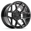 4PLAY Gen3 4P06 20x10 6x135mm & 6x139.7 -18et in Brushed Black - 4P06-20100-6D55-18BBT