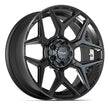 4PLAY Gen3 4P06 22x9 6x5.5 & 6x135mm 12et in Satin Black - 4P06-22090-6D55-12B1