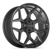 4PLAY Gen3 4P06 24x10 6x5.5 & 6x135mm 18et in Satin Black - 4P06-24100-6D55-18B1