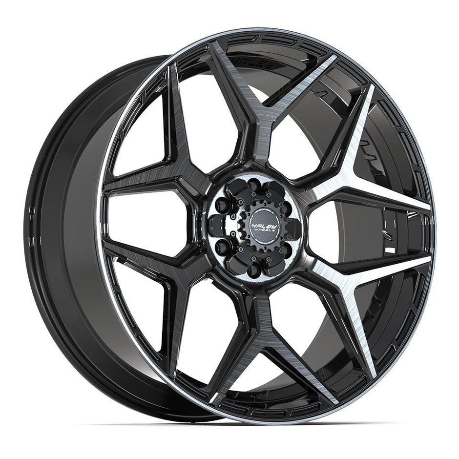 4PLAY Gen3 4P06 24x10 6x135mm & 6x139.7 +18et in Brushed Black  - 4P06-24100-6D55-18BBT