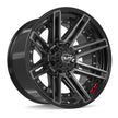4PLAY Gen2 4P08 20x10 8x170mm -24et in Brushed Black - 4P08-20100-8170-24BBT