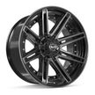 4PLAY Gen2 4P08 22x10 8x180mm -24et in Brushed Black - 4P08-22100-8180-24BBT