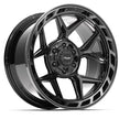 4PLAY Gen3 4P55 20x10 6x135mm & 6x139.7 -18et in Brushed Black - 4P55-20100-6D55-18BBT